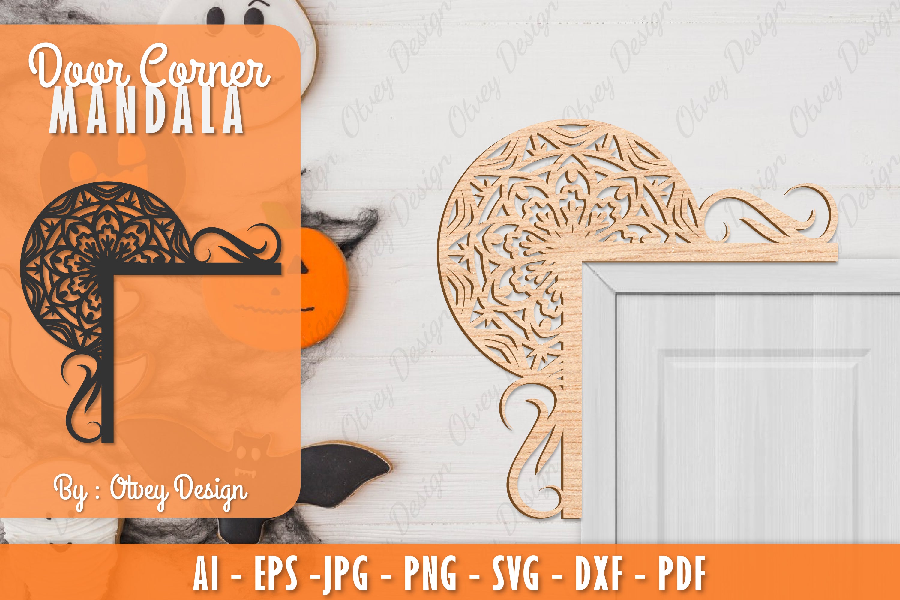 Corner Door Mandala Lasercut SVG Bundle 6 - CraftNest - Digital Crafting and Art