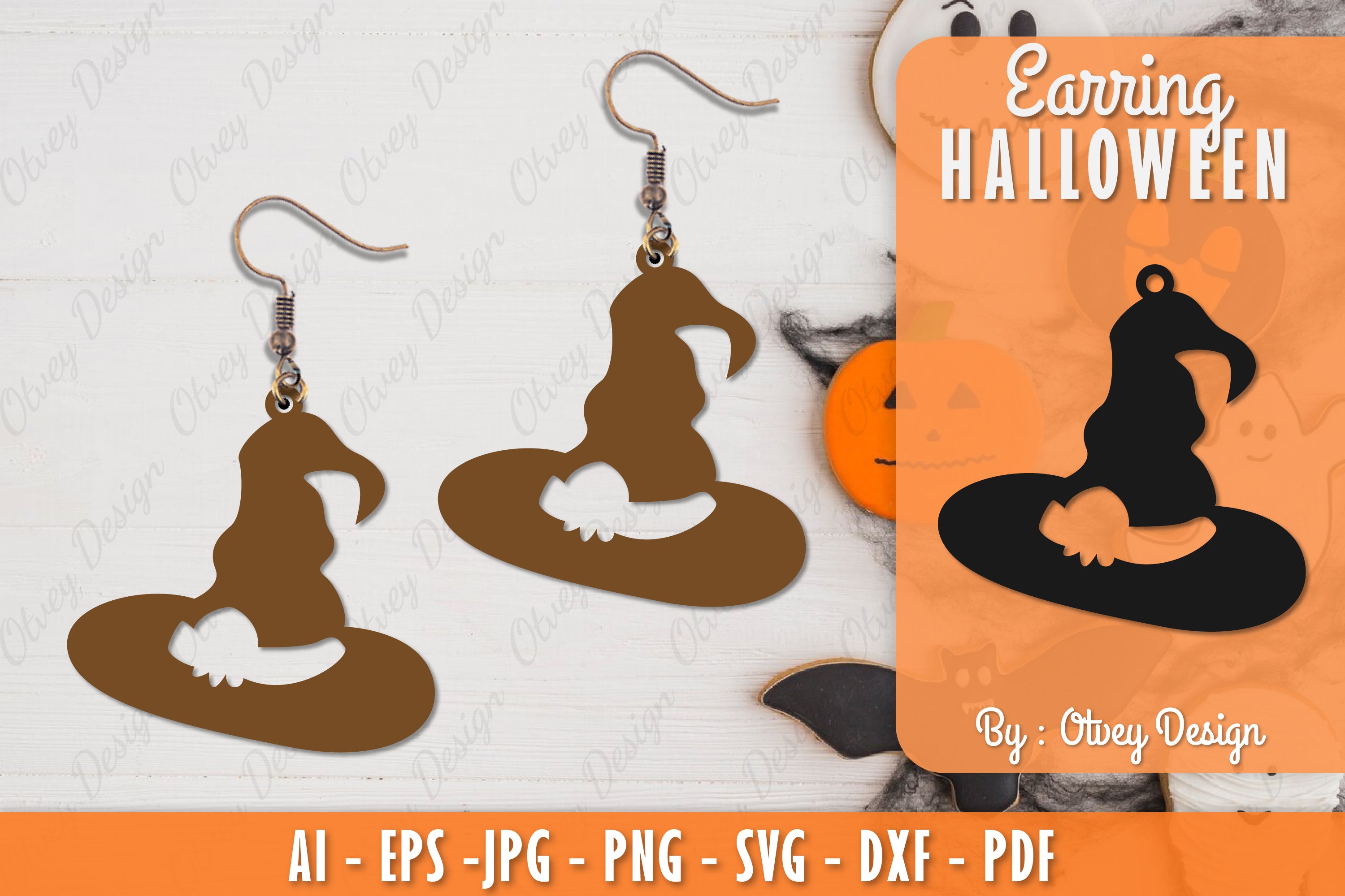 Earring Halloween Lasercut SVG Bundle 26 - CraftNest - Digital Crafting and Art