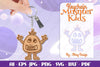 Monster Kids Keychain SVG Bundle