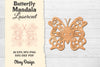 Butterfly Mandala Lasercut SVG Bundle