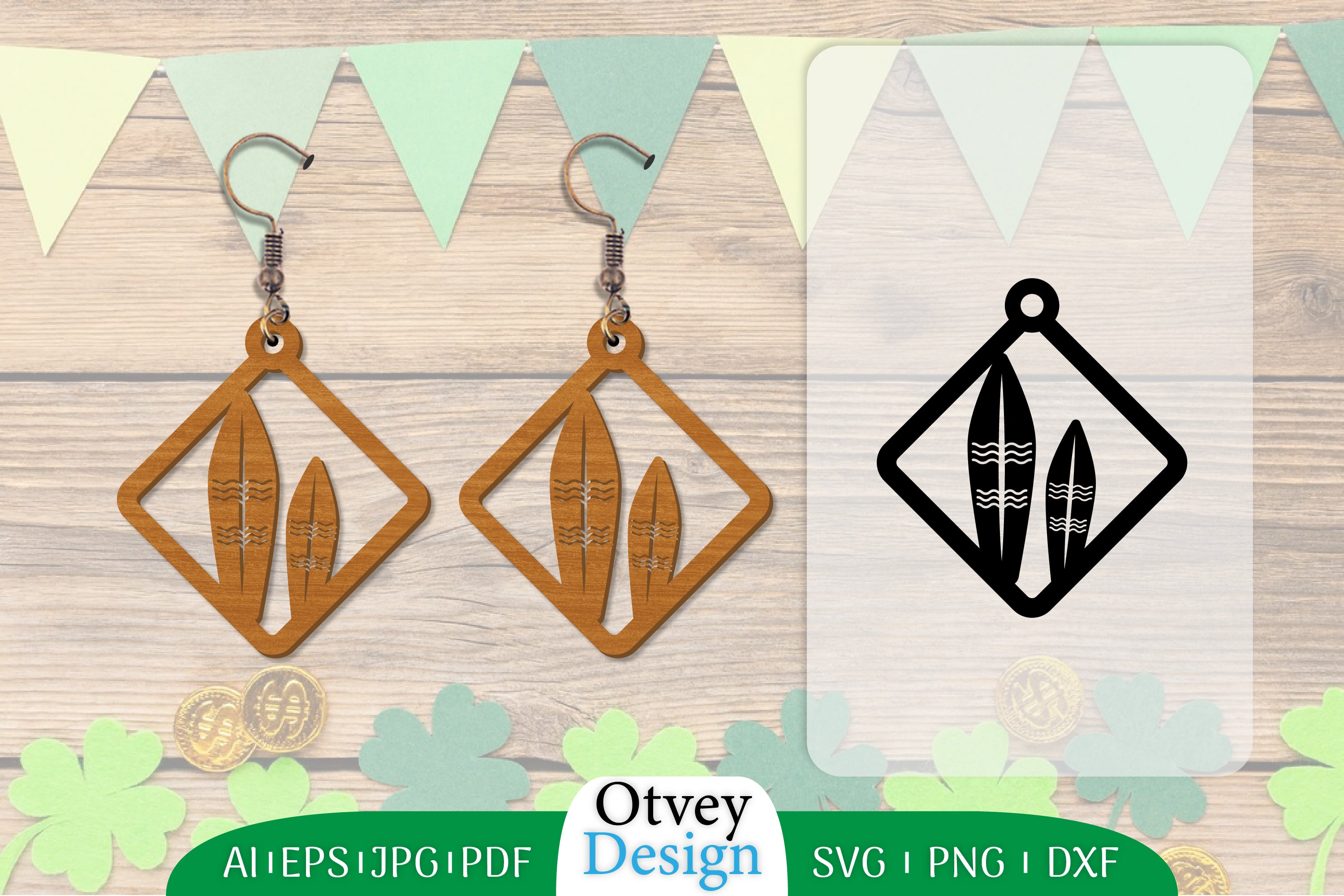 Earring Summer Lasercut SVG Bundle 12 - CraftNest - Digital Crafting and Art