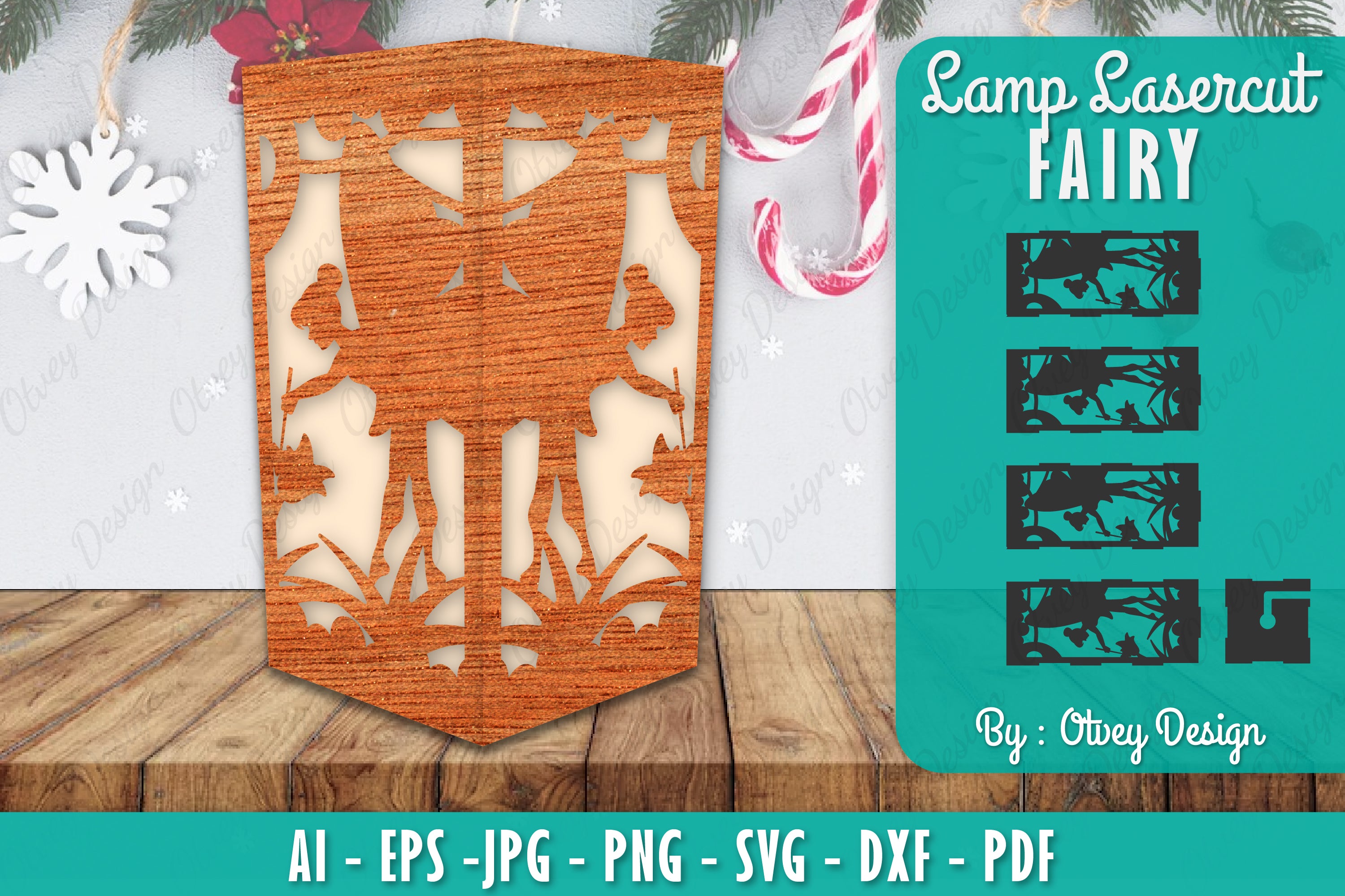 Fairy Lamp Lasercut SVG Bundle 13 - CraftNest - Digital Crafting and Art