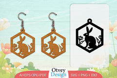 Earring Rabbit Lasercut SVG Bundle 14 - CraftNest - Digital Crafting and Art