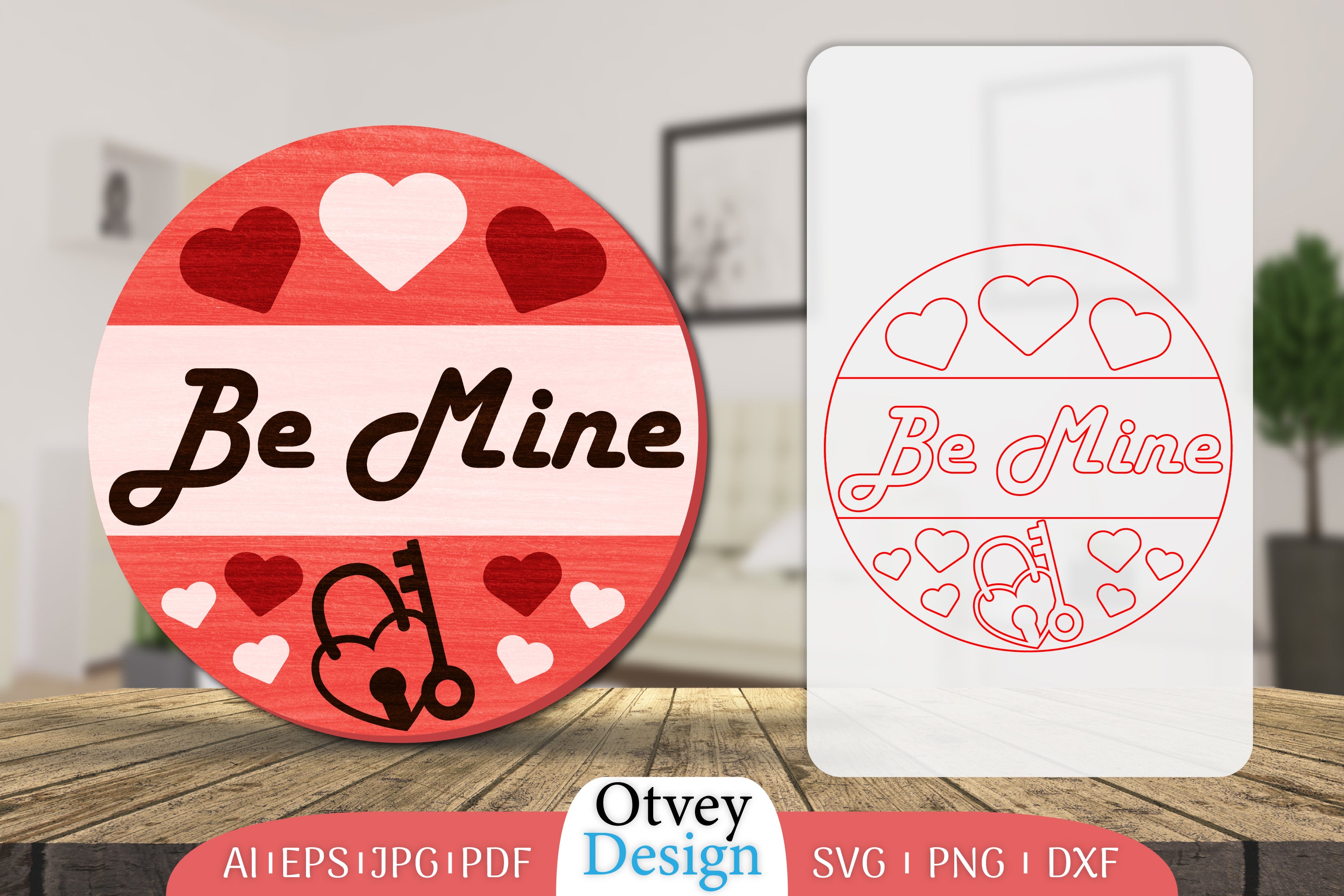 Valentine Door Welcome Sign SVG Bundle 2 - CraftNest - Digital Crafting and Art