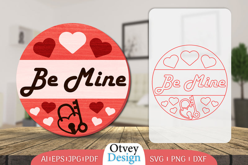 Valentine Door Welcome Sign SVG Bundle 2 - CraftNest - Digital Crafting and Art