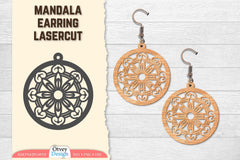 Earring Mandala Lasercut SVG Bundle 20 - CraftNest - Digital Crafting and Art