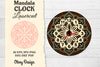 5 Clock Mandala Lasercut SVG Bundle