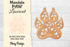 Paw Mandala Lasercut SVG Bundle