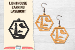 Lighthouse Earring Lasercut SVG Bundle 56 - CraftNest - Digital Crafting and Art