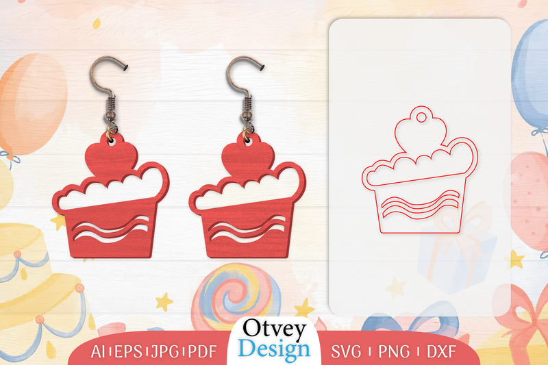 45th Birthday Earrings Lasercut SVG Bundle - CraftNest - Digital Crafting and Art