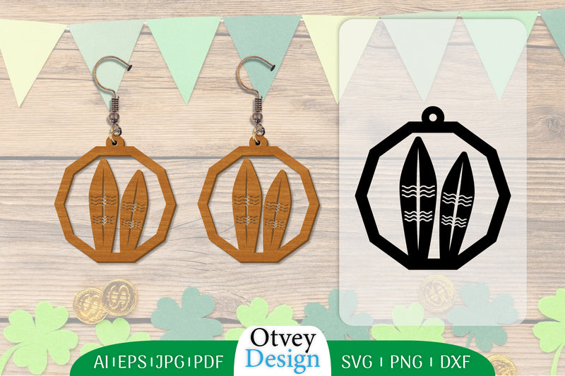 Earring Summer Lasercut SVG Bundle 57 - CraftNest - Digital Crafting and Art