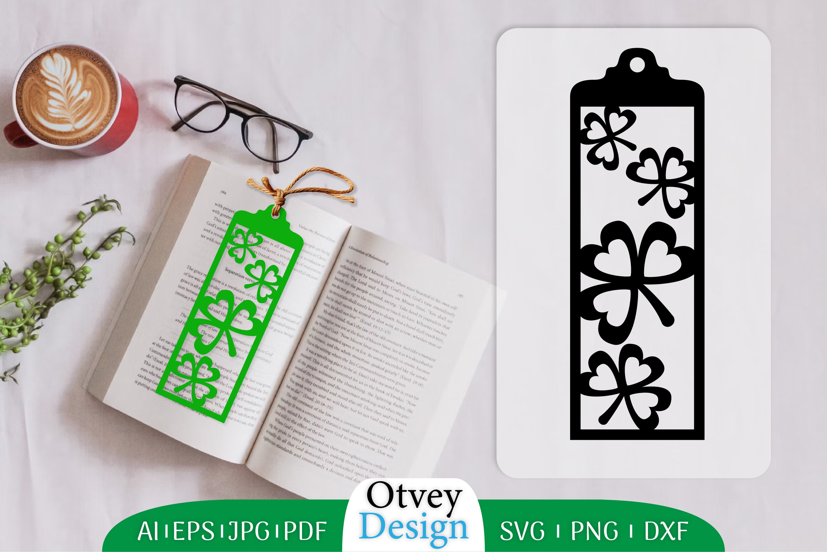 St. Patrick's Day Bookmark SVG Bundle 12 - CraftNest - Digital Crafting and Art