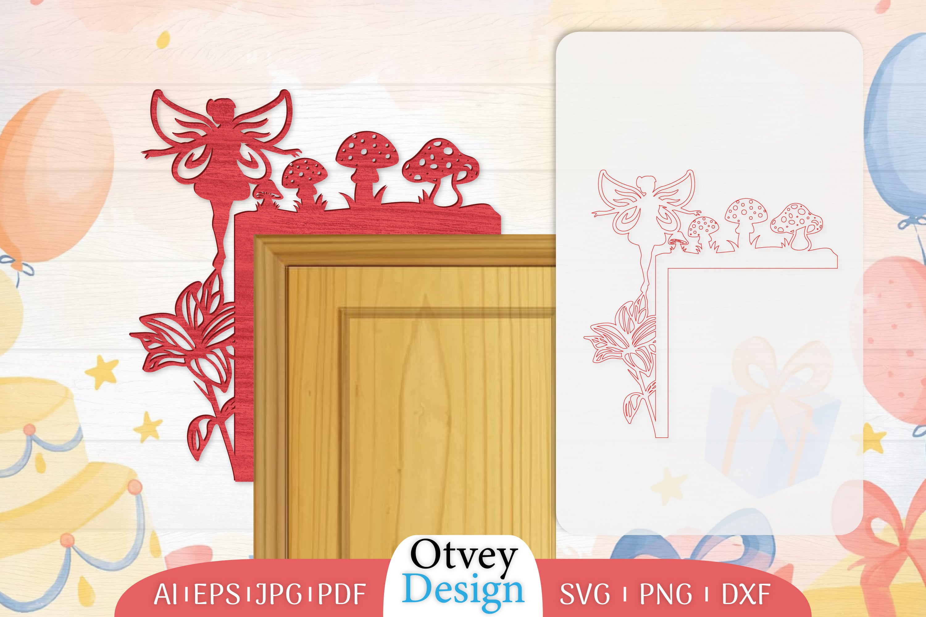 Fairy Door Corner Lasercut SVG Bundle 6 - CraftNest - Digital Crafting and Art