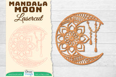 Moon Mandala Lasercut SVG Bundle 6 - CraftNest - Digital Crafting and Art