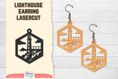 Lighthouse Earring Lasercut SVG Bundle 68 - CraftNest - Digital Crafting and Art