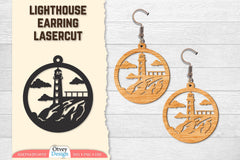 Lighthouse Earring Lasercut SVG Bundle 21 - CraftNest - Digital Crafting and Art