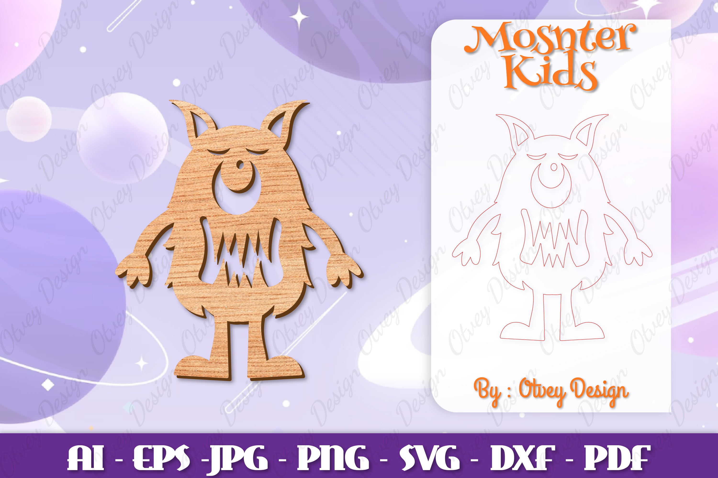 Cute Monster Designs SVG Bundle 6 - CraftNest - Digital Crafting and Art