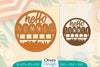 Hello Summer Round Lasercut SVG Bundle