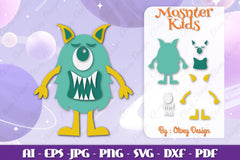Monster Kids SVG Bundle 6 - CraftNest - Digital Crafting and Art