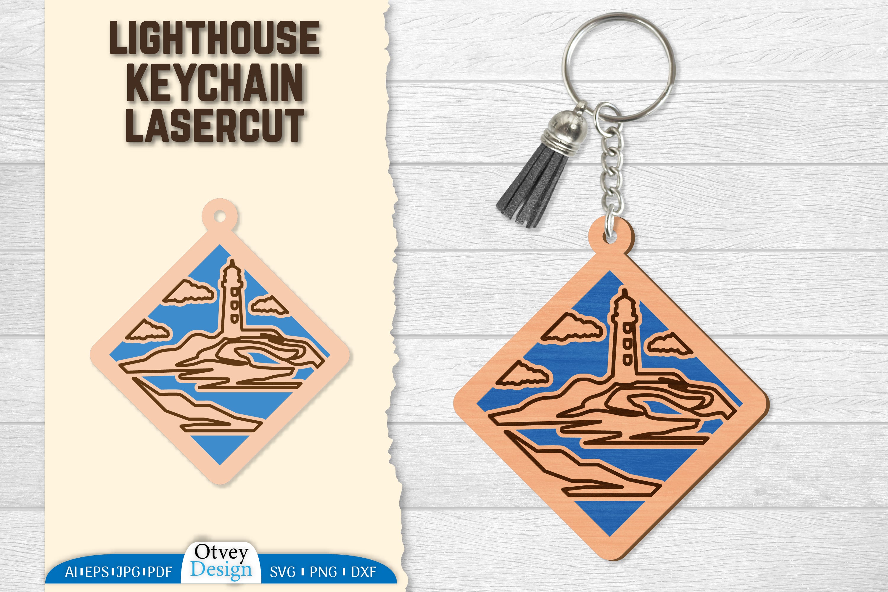 1986 Lighthouse Lasercut Ornament SVG Bundle - CraftNest - Digital Crafting and Art