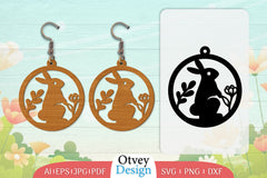 Earring Rabbit Lasercut SVG Bundle 33 - CraftNest - Digital Crafting and Art