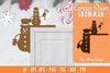Snowman Door Corner Lasercut SVG Bundle