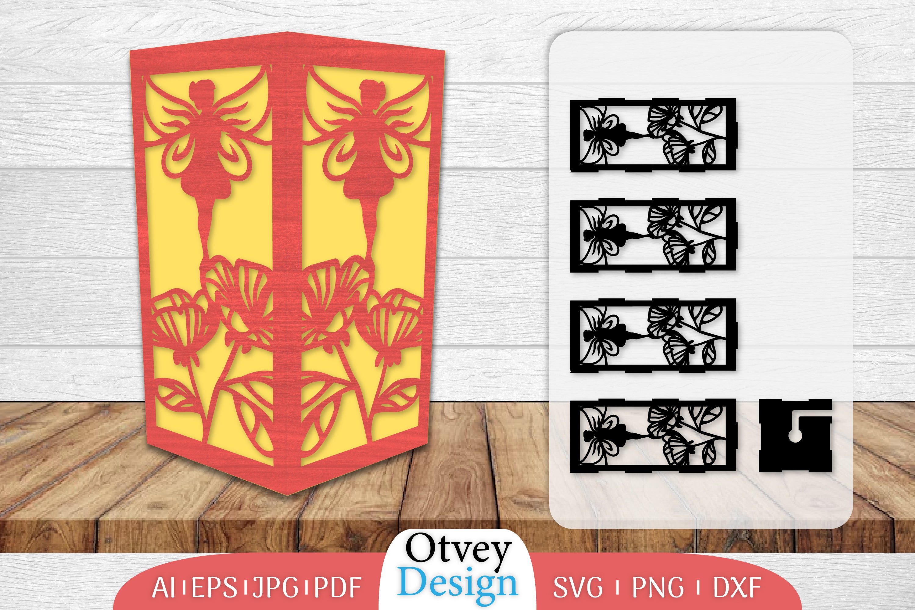 Fairy Lamp Lasercut SVG Bundle 6 - CraftNest - Digital Crafting and Art