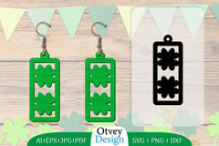 St Patrick's Day Earring Lasercut SVG Bundle 85 - CraftNest - Digital Crafting and Art