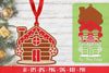 Ornament Gingerbread House Laser Cut SVG Bundle