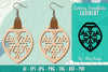 Snowflake Earring Lasercut SVG Bundle