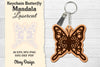 Butterfly Mandala Keychain SVG Bundle