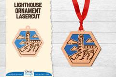 Lighthouse Lasercut Ornament SVG Bundle 45 - CraftNest - Digital Crafting and Art