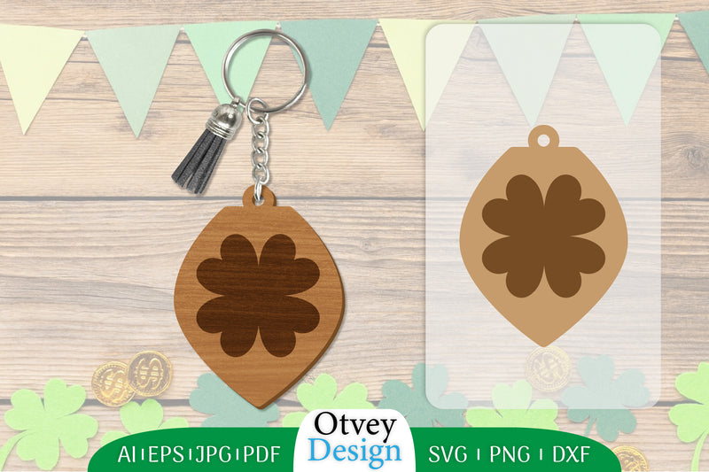 St Patrick's Day Keychain SVG Bundle 64 - CraftNest - Digital Crafting and Art