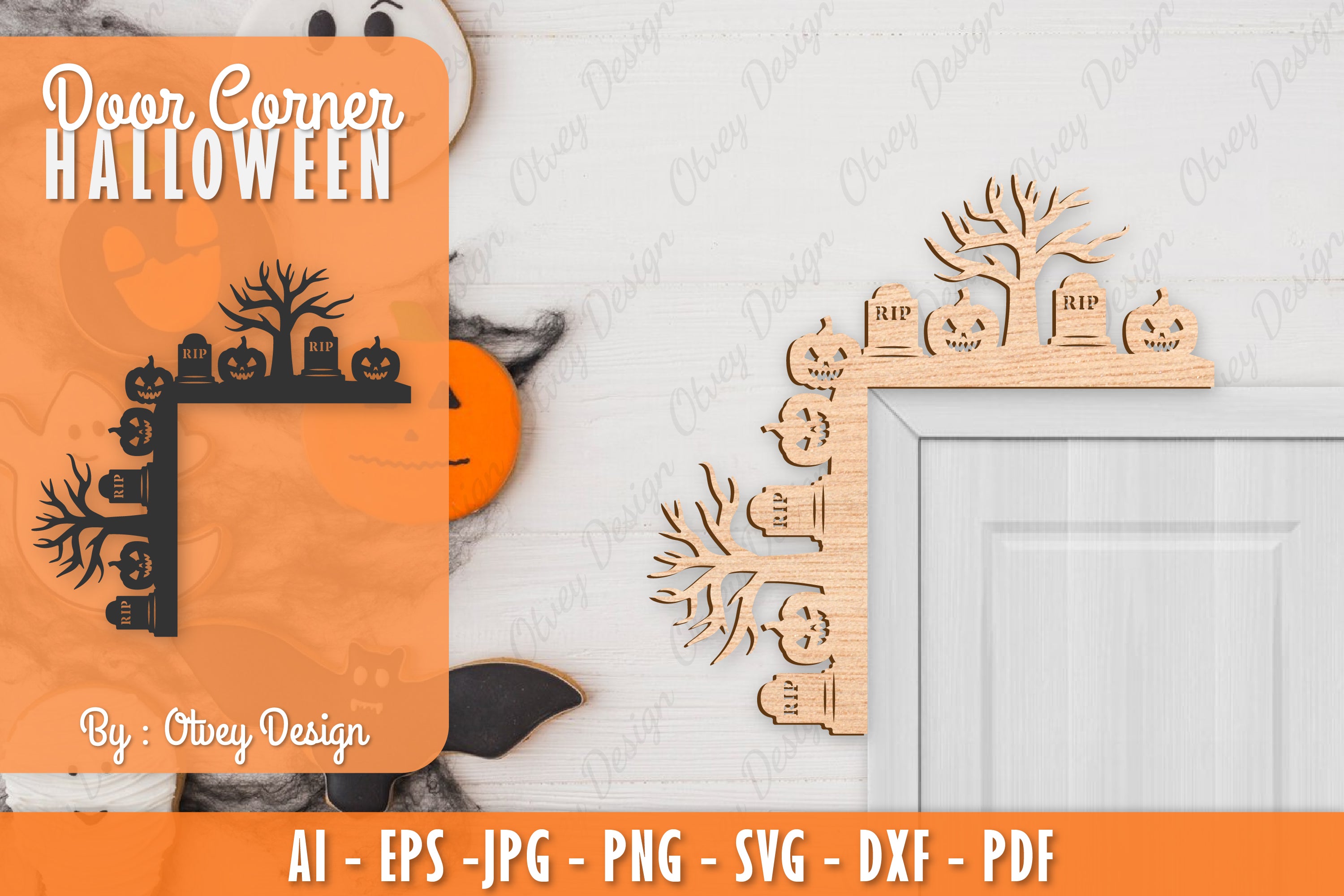 Corner Door Halloween SVG Bundle 21 - CraftNest - Digital Crafting and Art