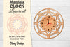 Clock Mandala Lasercut SVG Bundle