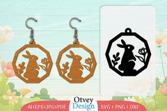 Earring Rabbit Lasercut SVG Bundle 87 - CraftNest - Digital Crafting and Art