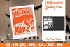 Halloween Scene Greeting Card SVG Bundle