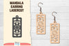 Earring Mandala Lasercut SVG Bundle