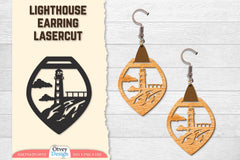 Lighthouse Earring Lasercut SVG Bundle 91 - CraftNest - Digital Crafting and Art