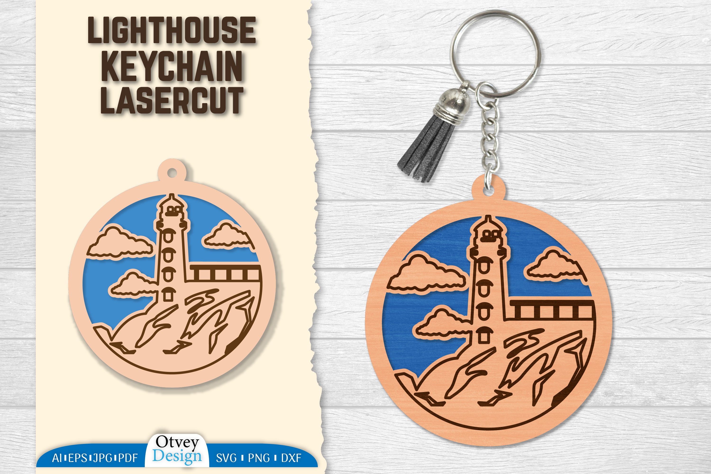Lighthouse Lasercut Ornament SVG Bundle 11 - CraftNest - Digital Crafting and Art