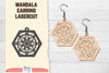 Earring Mandala Lasercut SVG Bundle