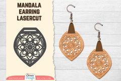 Earring Mandala Lasercut SVG Bundle 69 - CraftNest - Digital Crafting and Art