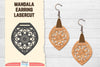 Earring Mandala Lasercut SVG Bundle