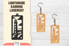 Lighthouse Earring Lasercut SVG Bundle