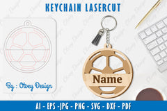 Ball Keychain SVG Bundle 17 - CraftNest - Digital Crafting and Art