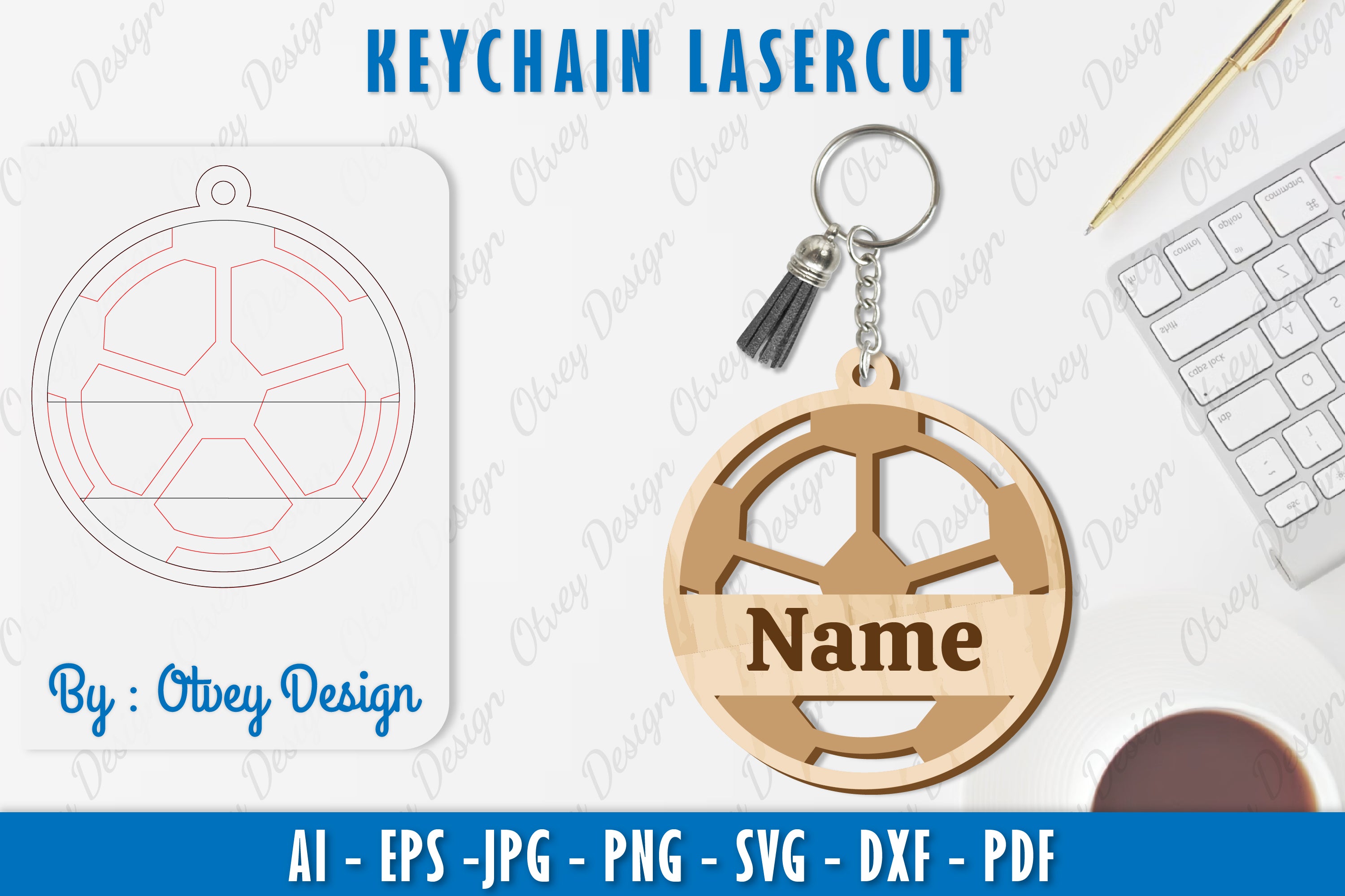 Ball Keychain SVG Bundle 17 - CraftNest - Digital Crafting and Art
