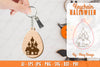 Keychain Halloween Lasercut SVG Bundle