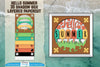Hello Summer 3D Shadow Box Papercut SVG Bundle