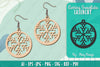 Snowflake Earring Lasercut SVG Bundle