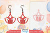 Birthday Earrings Lasercut SVG Bundle